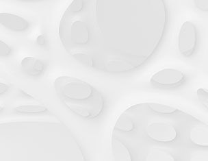 Abstract white texture featuring organic shapes and smooth, rounded cutouts, creating a modern, airy design.