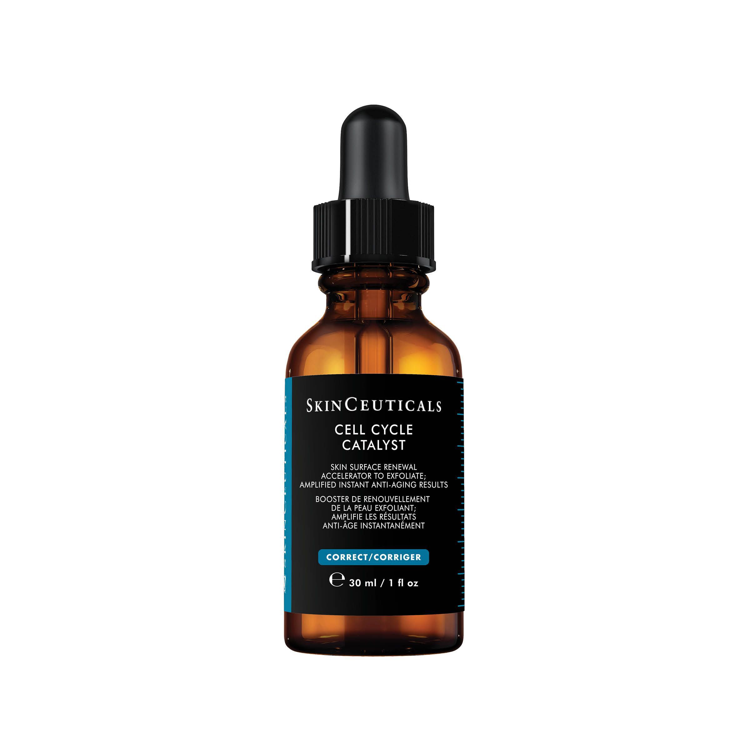 Frasco de suero SkinCeuticals Cell Cycle Catalyst de 30 ml, destinado a la renovacion celular y mejora de la piel.