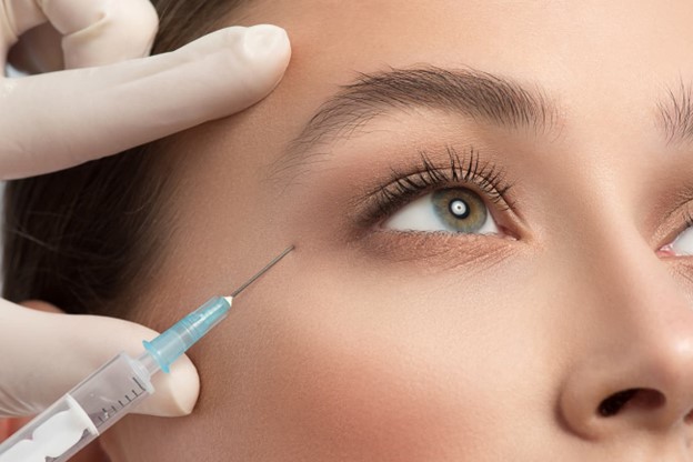 bótox debajo de los ojos para las arrugas/