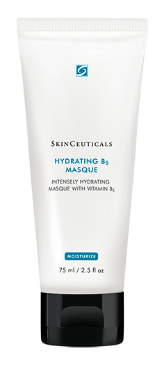 Mascarilla hidratante de SkinCeuticals, contiene vitamina B5, en envase de 75 ml, ideal para hidratar la piel intensamente.